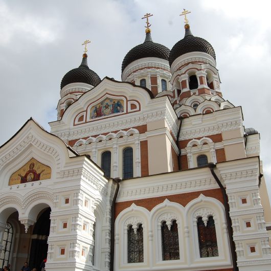 Die russisch-orthodoxen Alexander-Newski-Kathedrale in der Altstadt von Tallinn.