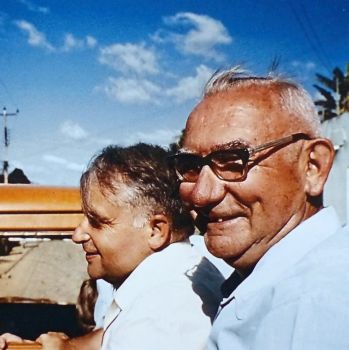 Bei einer Brasilienreise im Jahr 1985 begegneten sich die Väter der Partnerschaft Lengfeld-Pacoti, Pfarrer Wolfgang Rieser (links) und Pater Kilian Mitnacht (rechts), zum ersten Mal. 