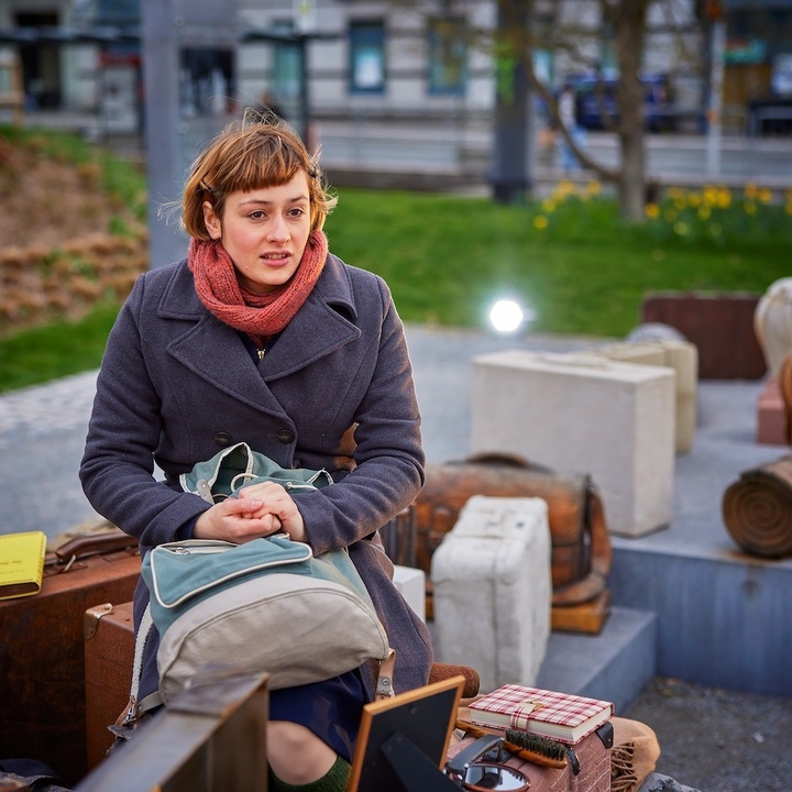 Szenische Präsentation am DenkOrt Deportationen
