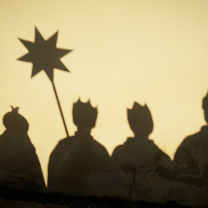 Schatten von Sternsingern